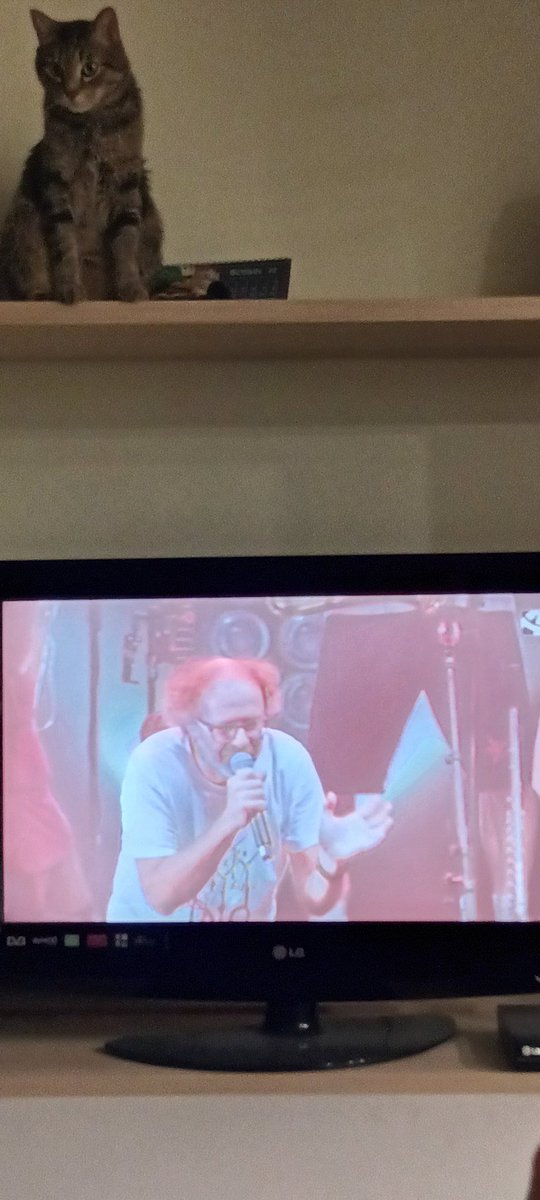 Zinqueta's tweet photo. La moviola del gran concierto #ixorai en @aragontv desde el sofa 
#matutans
#mosicos
#granizos 
#IxoRai #pacutio
#PILAR2022
#Folk
#AcascalaAzcon
#yoestuveahi https://t.co/p84OeR7uxx