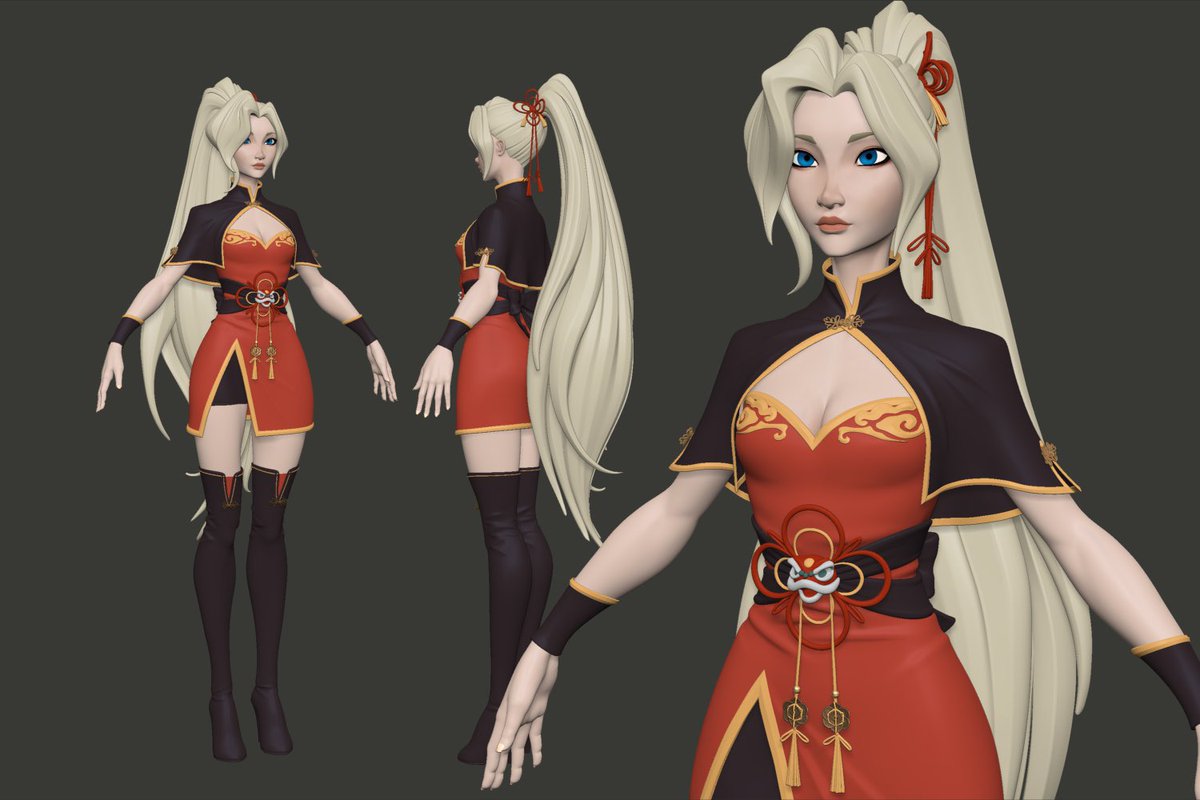 KenoliArt's tweet photo. Hi! It’s #PortfolioDay 

I’m Kenny Oramasionwu, a 3D Character Artist currently available for full-time work! 

I love creating stylized character models based on awesome designs from awesome artists!

#3dart #3DCharacterArt #3DCharacterArtist https://t.co/n4as38WYYv
