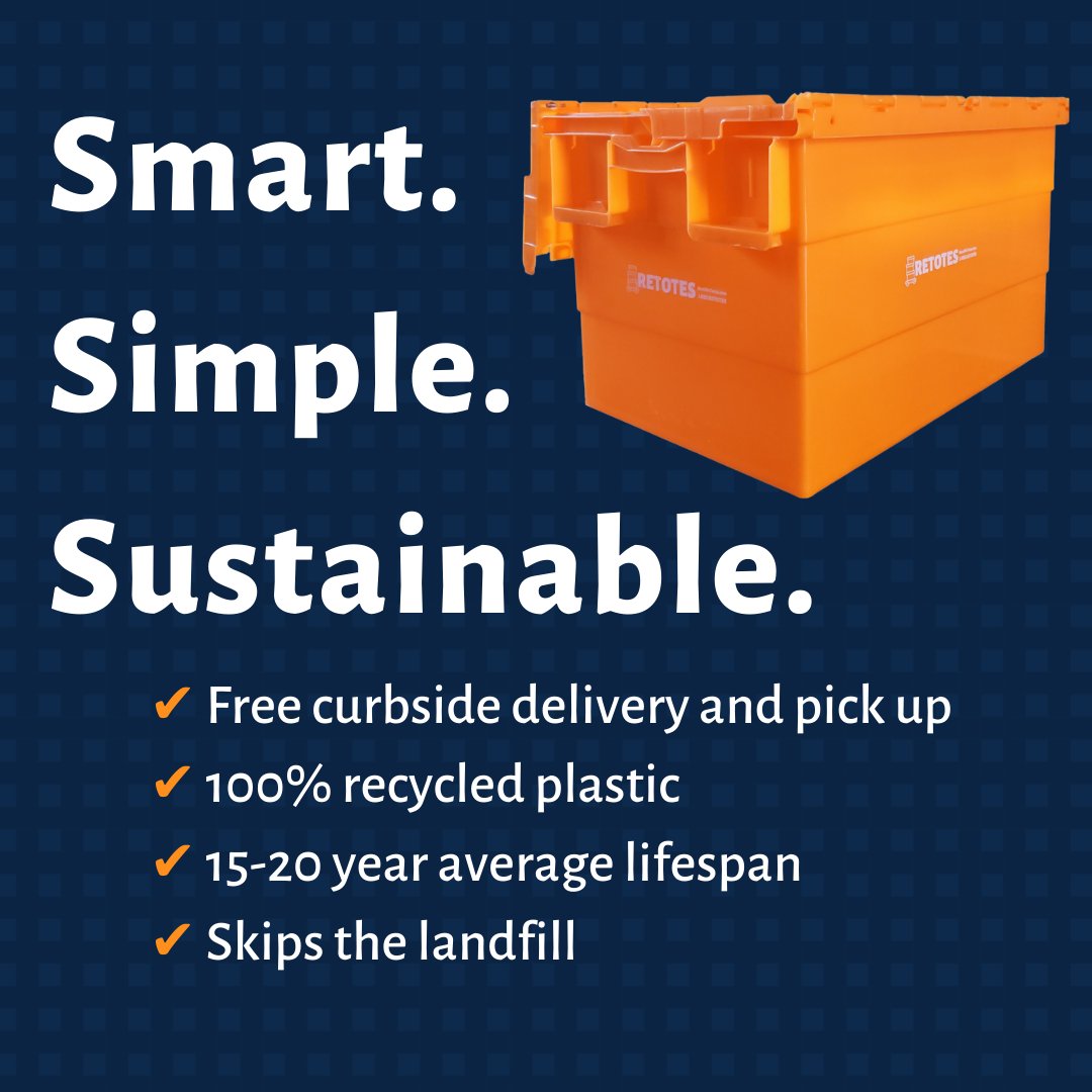 ReTotes's tweet image. Have a positive impact on the environment by keeping things out of recycling centers/landfills and reusing items. Rent reusable boxes w/o excessive waste (time, money, or materials).

#BayArea #SanFrancisco #SanJose #Oakland #movingtips #ecofriendly  #reducewaste
