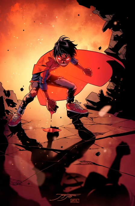 little Jon also had hard days.. #superboy #SuperSons 