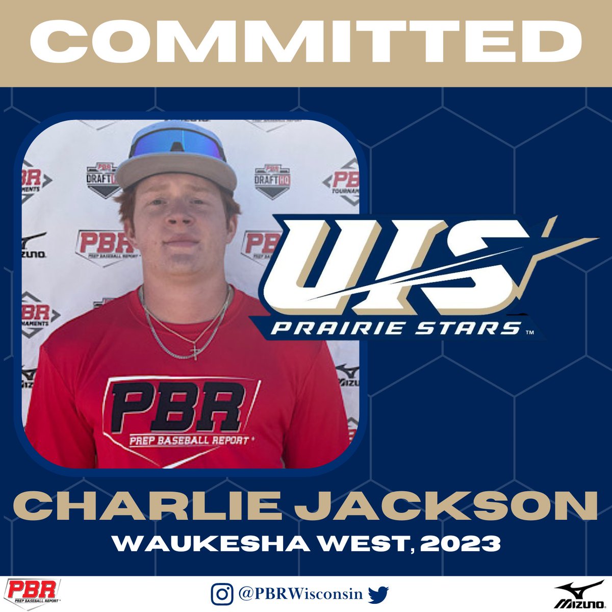 OF Charlie Jackson (Waukesha West, 2023) commits to Illinois - Springfield. The LH hitter rose up to No. 48 our WI 2023 rankings  after a loud performance at the #TPMKE.

👤PROFILE: bit.ly/3rL8U83
