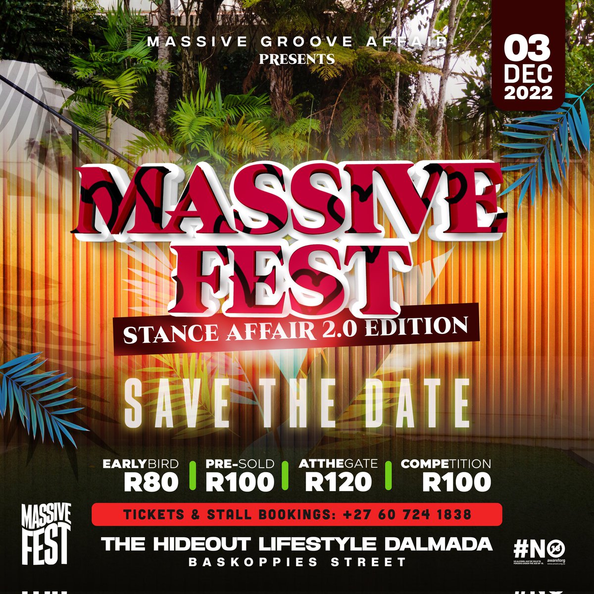 moleculesent's tweet photo. Client: @massive_fest || Project: Massive Fest Stance Affair 2.0 https://t.co/Qlw7wnYOL9