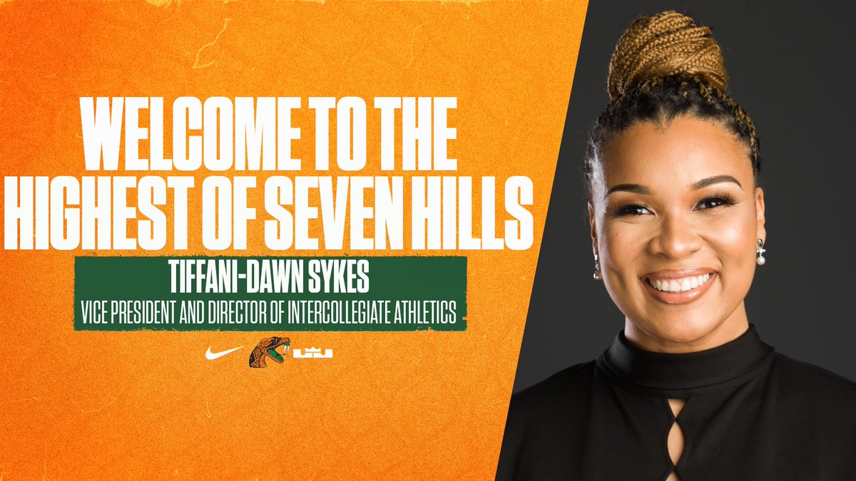 FAMU Names New Vice President and Director of Intercollegiate Athletics, Tiffani-Dawn Sykes.

📰 bit.ly/3elOkYA

#FAMU | #FAMUly | #Rattlers | #FangsUp 🐍