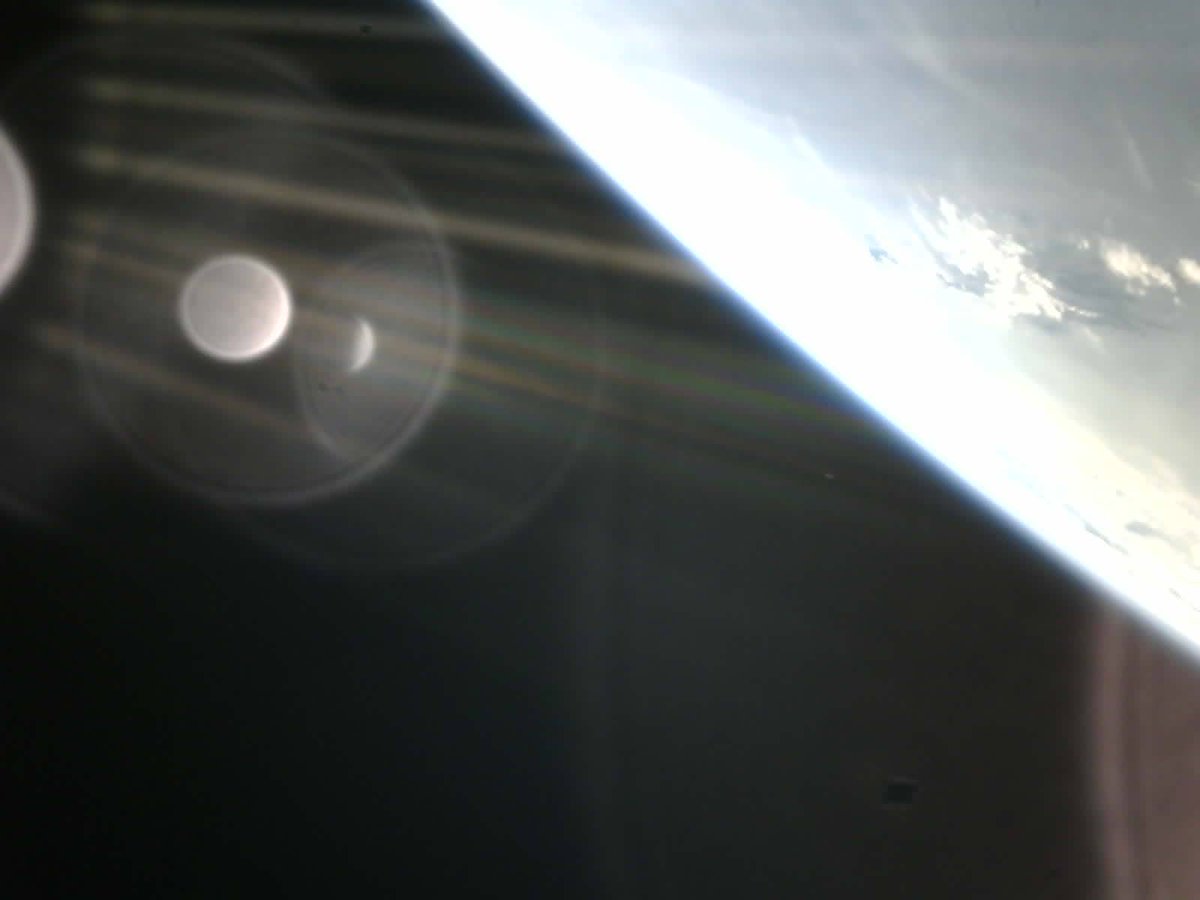 goethert's tweet image. At 11:14 this morning, #RamSat sent one last beacon before decaying into the earth’s atmosphere. Data and images collected will support our educational mission for years to come! Thank you @ORNL @orpsef @SatNOGS @scott23192 @y12nsc @ORSchools @ORNLCommunity @RMSortn @toddlivesay