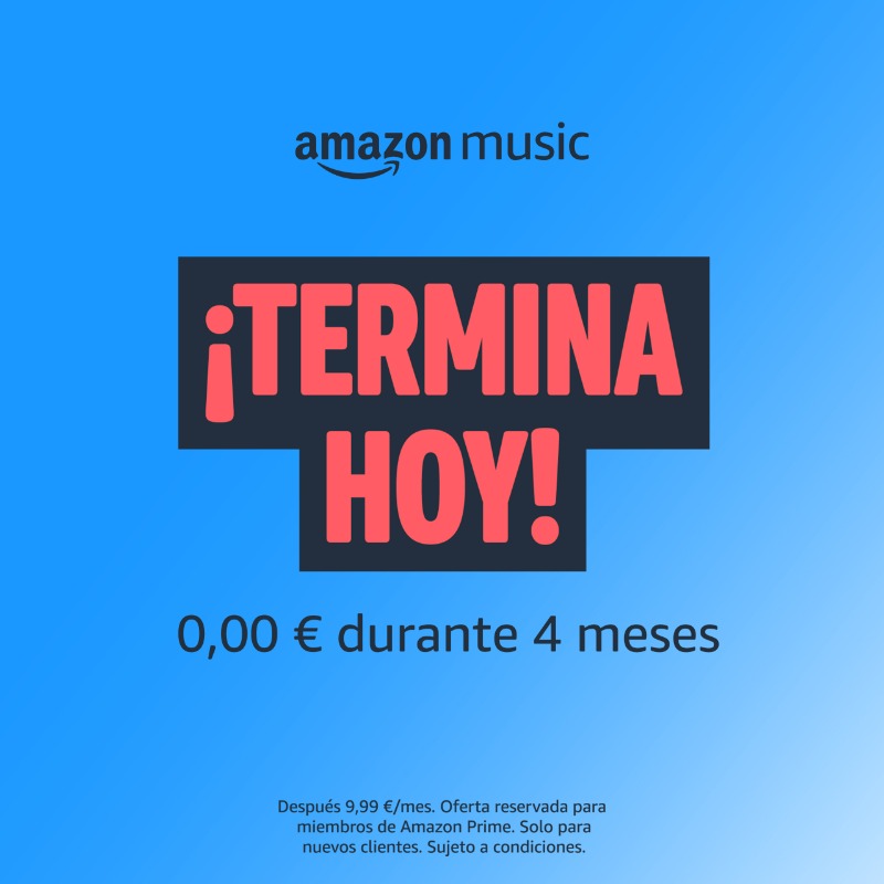 Oferta amazon 2024 music 4 meses