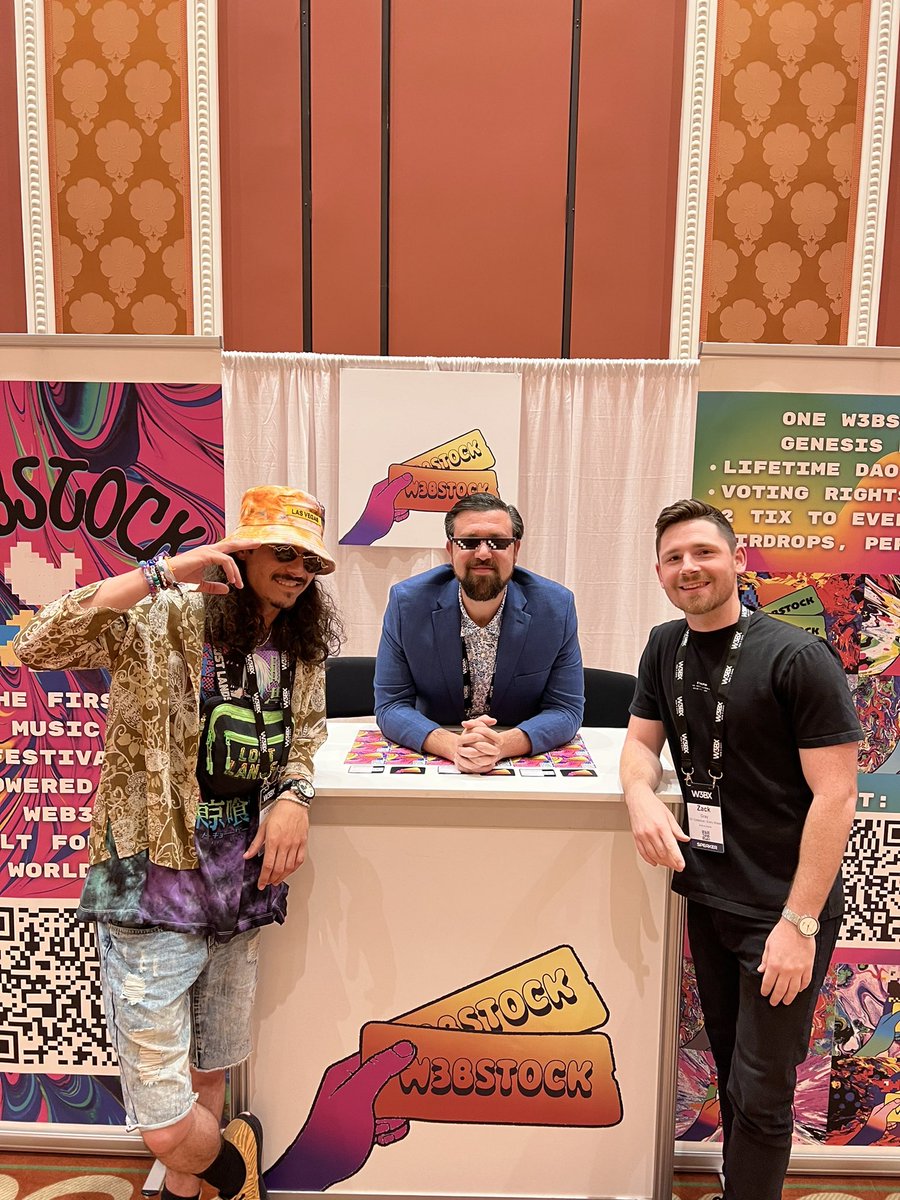 Giants of WEB3 Music UNITE! 🙌🏻💙

<a href="/W3BSTOCK/">W3BSTOCK</a> x <a href="/web3expo/">W3BX</a> x <a href="/LowkeyBuckets/">1owkey.eth 🪣</a> x <a href="/BrianStollery/">brian.city</a> x @DippiesNFT 💿🎶🎤

#MusicNFTs #Web3 #NFTCommumity