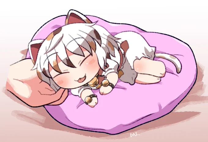ミケちゃんよしよし #おは東方 