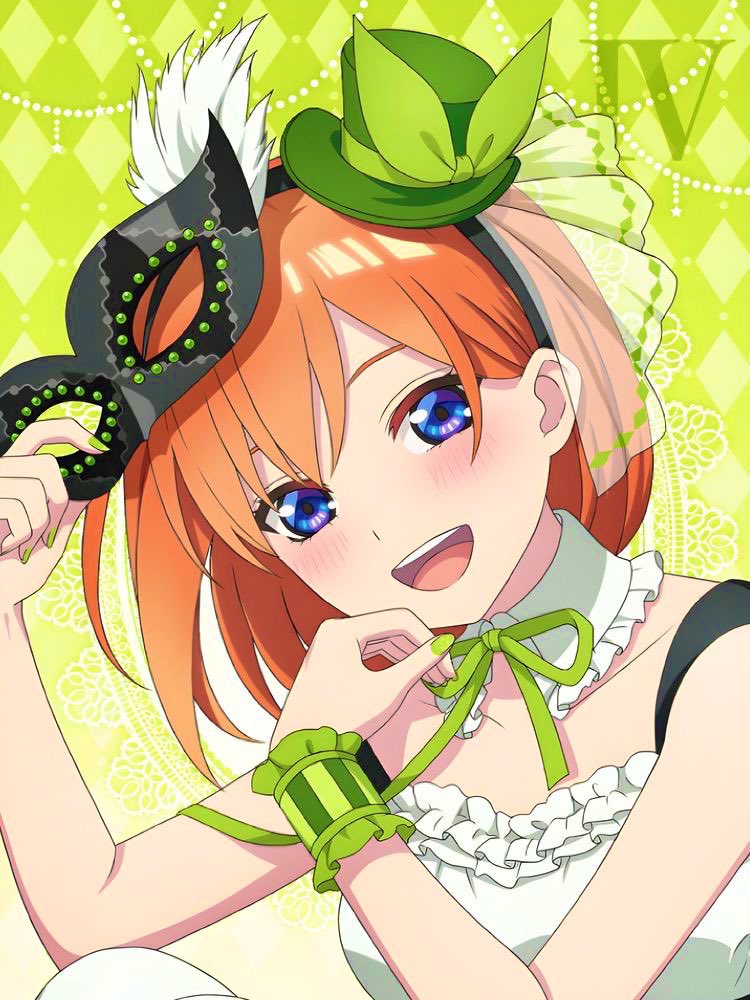 砂誠リチャオブライエンさんがTwitterに投稿した中野四葉(五等分の花嫁)のイラスト。