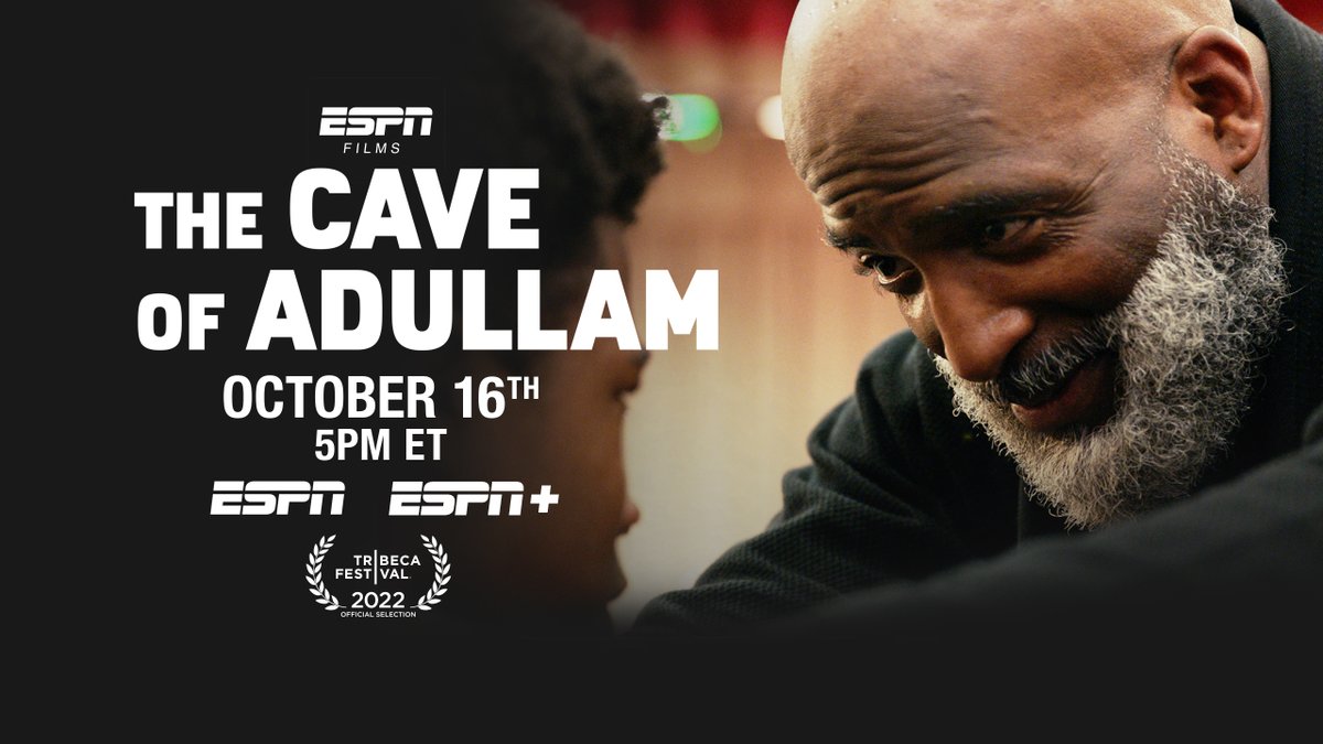 WavelengthProds's tweet photo. Join us for the premiere of The Cave of Adullam on ESPN on October 16th at 5PM EST!
The Cave of Adullam is an incredibly touching documentary that presents a rarely seen approach of initiating young Black teens into adulthood by martial arts sensei, Jason Wilson. https://t.co/Ue2YDg5Tk5