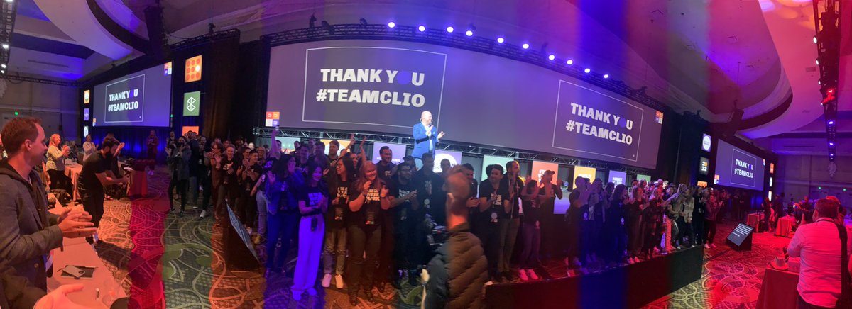 PalaceLaw's tweet photo. This is what culture looks like at it’s best. Congratulations @clio #cliocon @jack_newton https://t.co/wfLrykS9xi