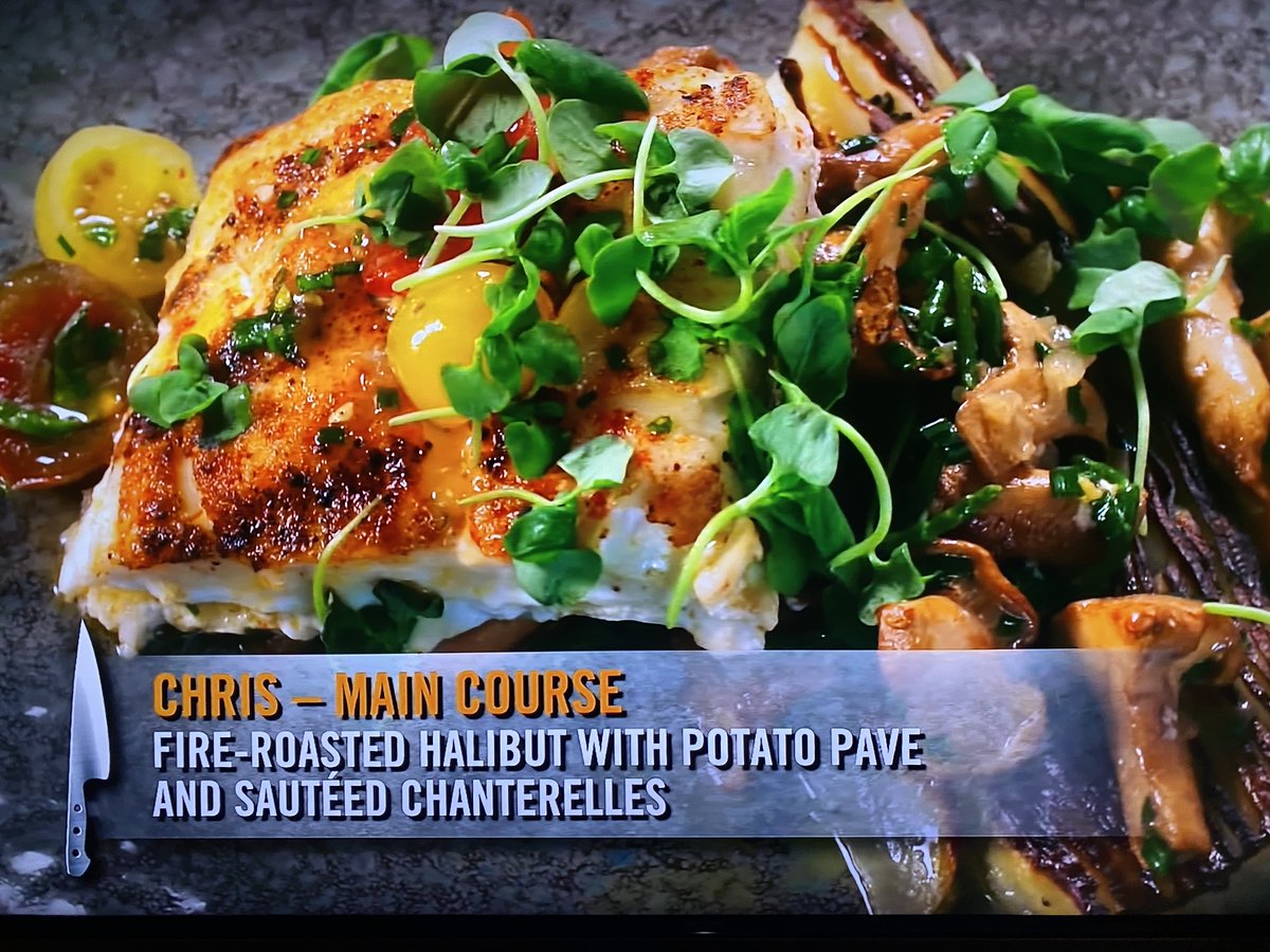 As huge fans of #TopChefCanada, we were excited when <a href="/ChefChrisIrving/">Chef Chris Irving</a> featured a #WildPacificHalibut dish during the Restaurant Wars elimination round last night &amp; even more excited when the judges selected his dish as one of the top 3! Flat out fantastic! Congrats, Chef! #BuyBC