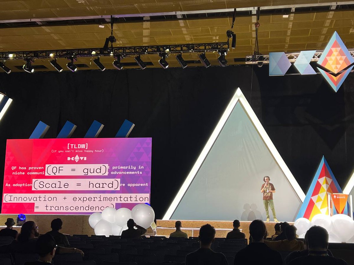 🔥🔥🔥 talk by <a href="/connoroday0/">Connor O'Day 🌿🤖💚</a> on how QF can help communities fund their shared needs together

public goods are good