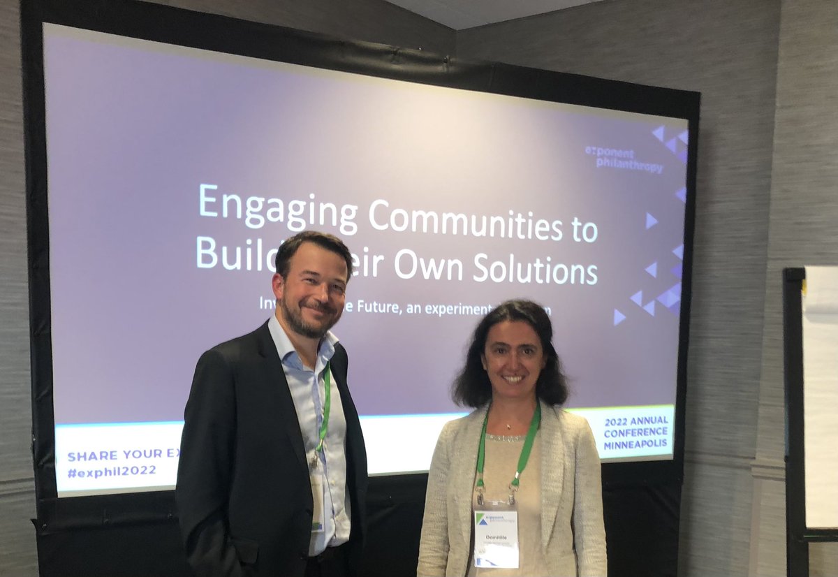 FriendsofFdF's tweet photo. Engaging Communities to Build their Own solutions : happy to share our experience with the Inventing the Future program at the #exponentconference22 in Minneapolis! https://t.co/LCjw8ryC68