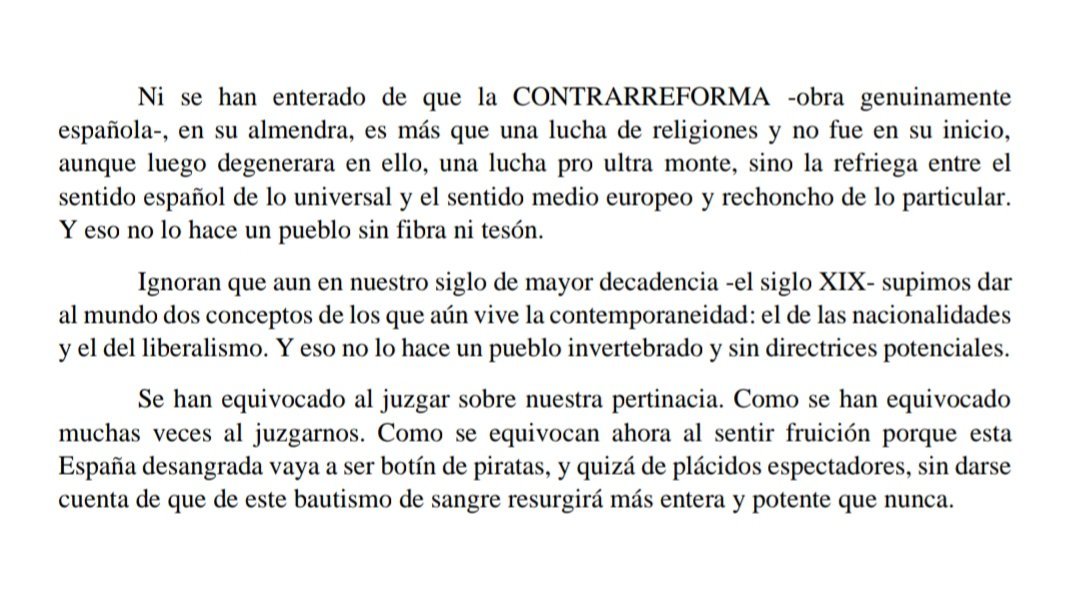 umilpesari's tweet photo. Vuelvo a celebrar el Día de España y de la Hispanidad compartiendo estos fragmentos que digitalicé de un discurso olvidado del que fuera presidente de la República durante la Guerra Civil, el doctor y gran-canario don Juan Negrín.

¡Viva España y vivan nuestros pueblos hermanos! https://t.co/QbtRaYaumZ