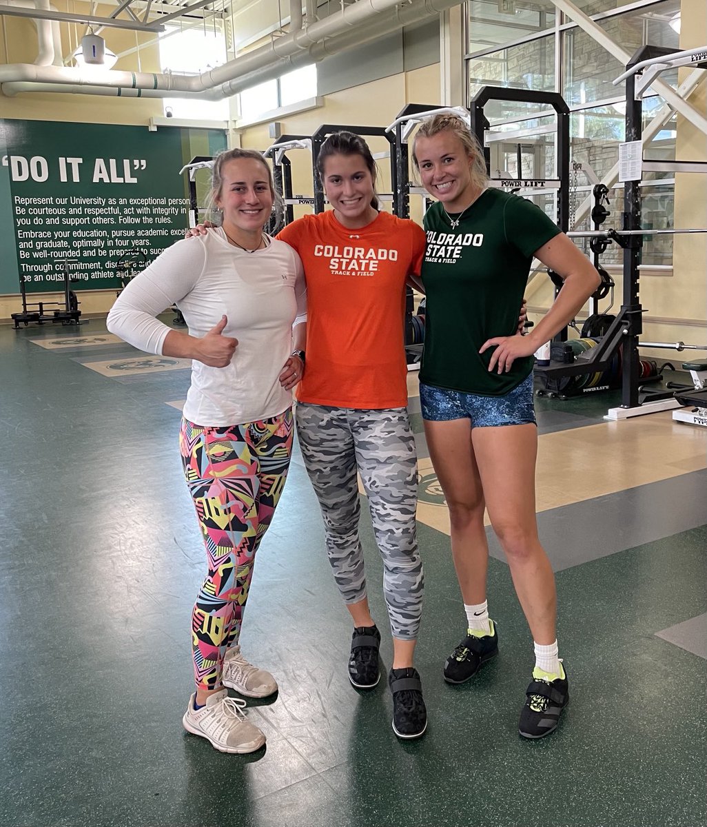 Crazy Tights Tuesday ⁦<a href="/CSUTrackFieldXC/">Colorado State T&F/XC</a>⁩