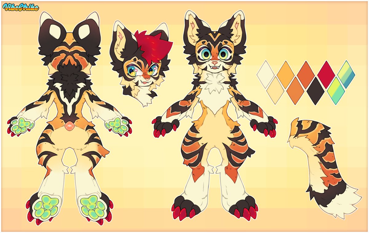 VibeStrike's tweet photo. Custom character for @/gabifrutti !

If you can’t tell, I love gradients- https://t.co/kHTCzq98lV