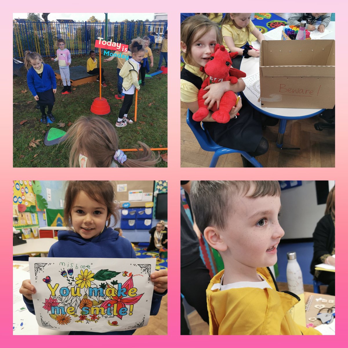 portmeadp's tweet photo. During mental health day we looked at how laughter can be the best medicine by watching funny clips and telling funny jokes. We played, danced, decorated cakes and did colouring with positive messages included. Finally, we explored what it meant to be resilient. #pmdpy2 #pmdphwb https://t.co/AbgGBZw2fF