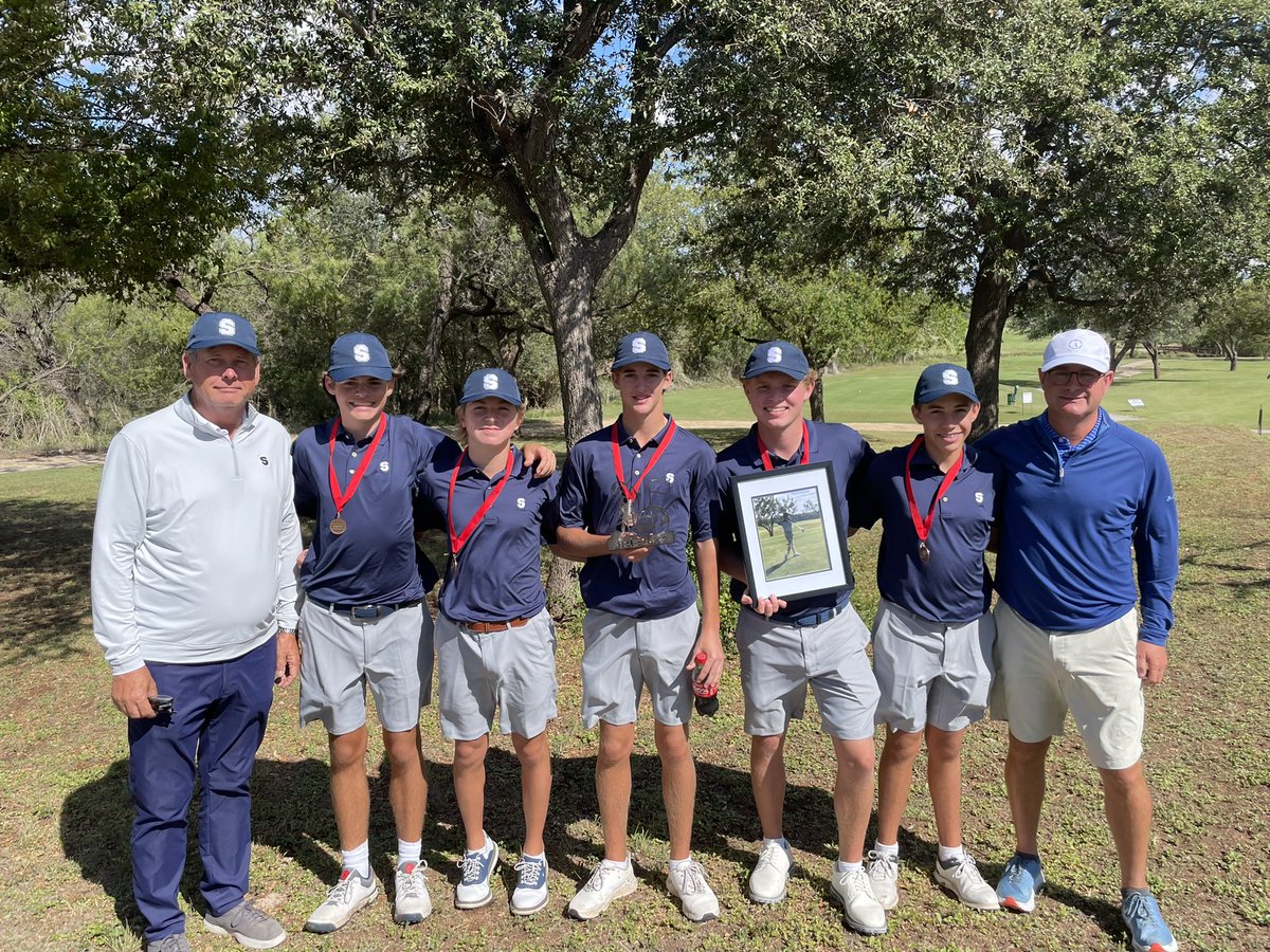 PTFGolf's tweet photo. Congrats to @charlie_dial, 1st place overall and our Men’s Golf Team, 3rd place in the Glen Rose invitational @asesftw @CoachBeck_PTF @PTFSaints_ATH #PTF https://t.co/He7sNhYvFp