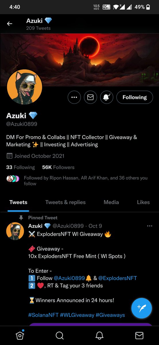 Sadika18162145's tweet photo. Thank you so much for this wonderful opportunity, nice project
@badmanmalim
@Sadika18162145
@TrustWallet
@Sumit5517 

#SolanaNFT #WLGiveaway #Giveaways https://t.co/RFT1yDMpG4