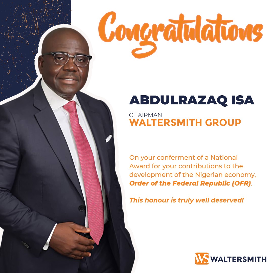 Allow us to reintroduce ... Abdulrazaq Isa OFR
#NationalHonour #makingadifference #energyforthefuture