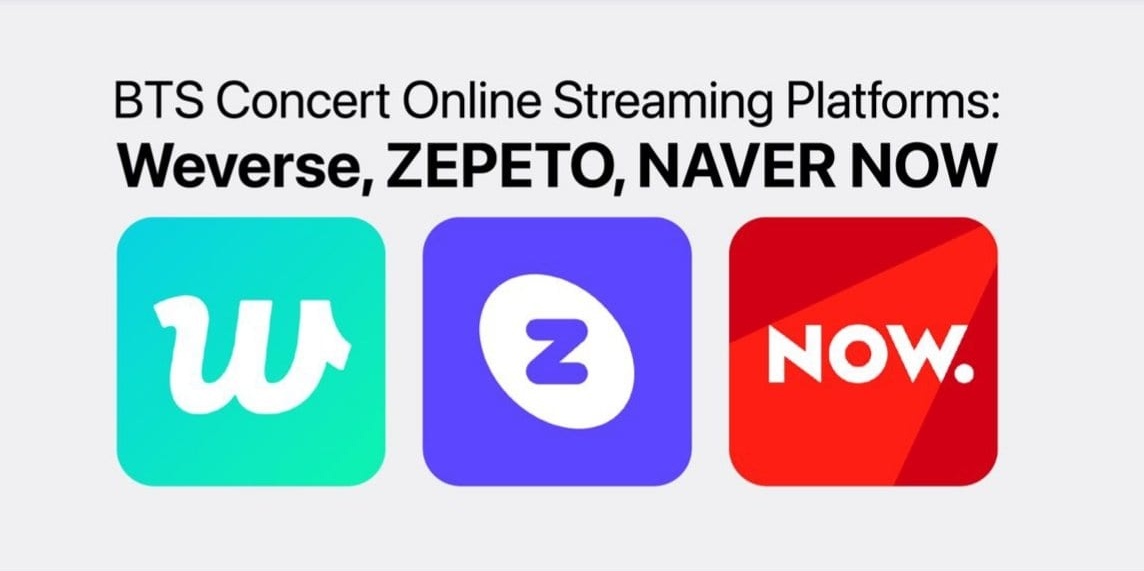 btschartsxdaily's tweet photo. [THREAD] ¿How to Watch @BTS_twt's "YET TO COME- BUSAN CONCERT" LIVE Streaming on Official Links/Apps?
 
🗓Saturday, October 15 
🕑6PM KST
📺Online Live Streaming: NAVER NOW,ZEPETO,WEVERSE 
👇

— The concert is FREE and will be be avaliable GLOBALLY! 
#YetToComeinBUSAN https://t.co/fephaGFeqN