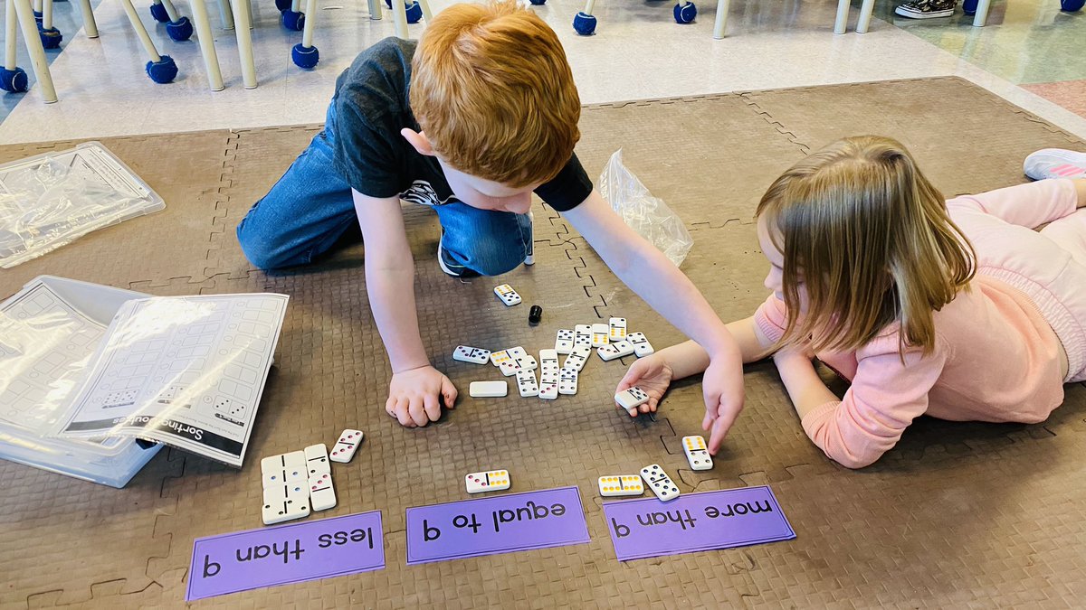Ms_MHumphrey's tweet photo. New math centres today AND new math teams made this first day back after a long weekend super duper fun! #MLS #weareCBE #Gradeoneisfun https://t.co/HiRLYGMv1e