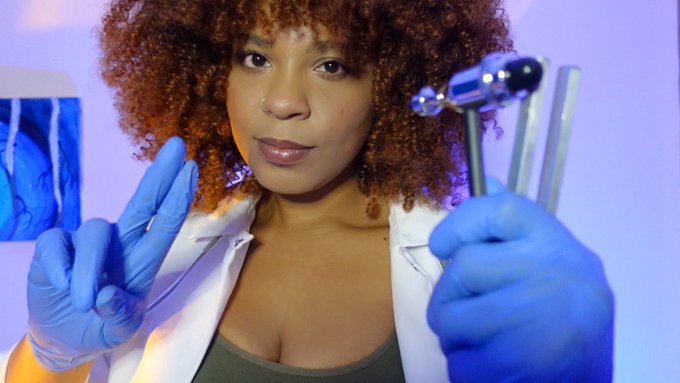 Detailed ASMR Cranial Nerve Exam by Jamaican Doctor -  Hearing Test, Tuning Fork, Reflexes https://t<a href="/tag/asmr"class="tags"><span>#asmr</span></a>