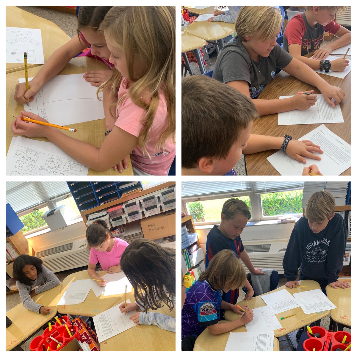 KingstonGRT's tweet photo. 4th grade mathematicians worked together to solve a Math Exemplar … creating an anchor chart with the attributes of strong problem solving 🤯 #mathcommunityinaction #problemsolvers https://t.co/IJEIpoL1EI