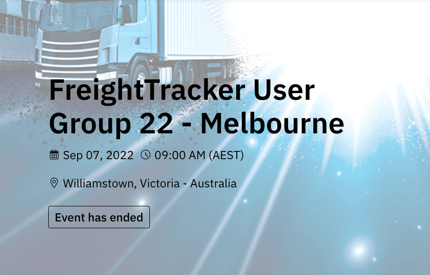 FreightTracker's tweet photo. Thank you to all our excellent clients who attended the recent FreightTracker User Groups in Brisbane, Sydney, Melbourne and (for the first time) Perth!

We got a lot out of it and we hope you did too.

See you next year! https://t.co/fT2ogBqiCf