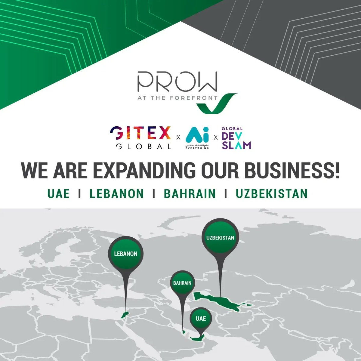 prow_me's tweet photo. The PROW family is growing and expanding !
We are happy and proud to welcome our new team members from Bahrain and Uzbekistan
#UAE #LEBANON #BAHRAIN #UZBEKISTAN #gitex2022 #expanding #PROWInformationTechnology #PROW #CyberSecurity #InfoSec #DataManagement #AtTheForeFront 🚤 https://t.co/AinhuqDvTs