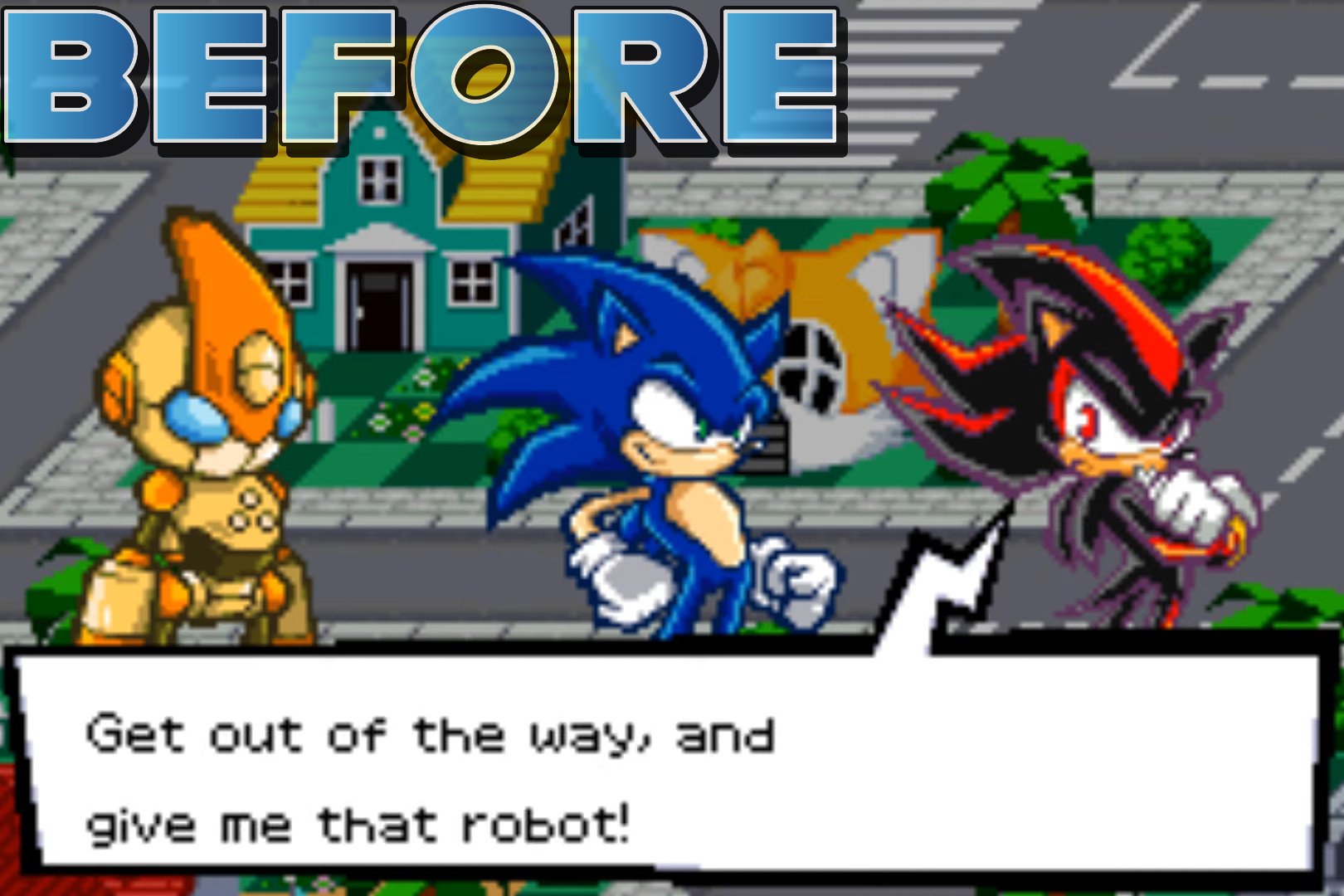 Sonic The Hedgeblog on X: The North American ad for 'Sonic Battle' on the  GBA.  / X