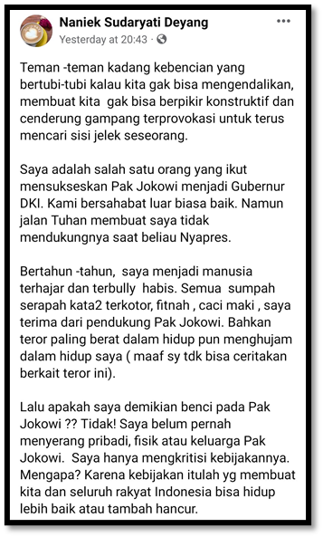 BosPurwa's tweet photo. Silakan baca dengan hati
tulisan Naniek S Deyang ini tentang ijazah palsu https://t.co/e5yOkUkziX