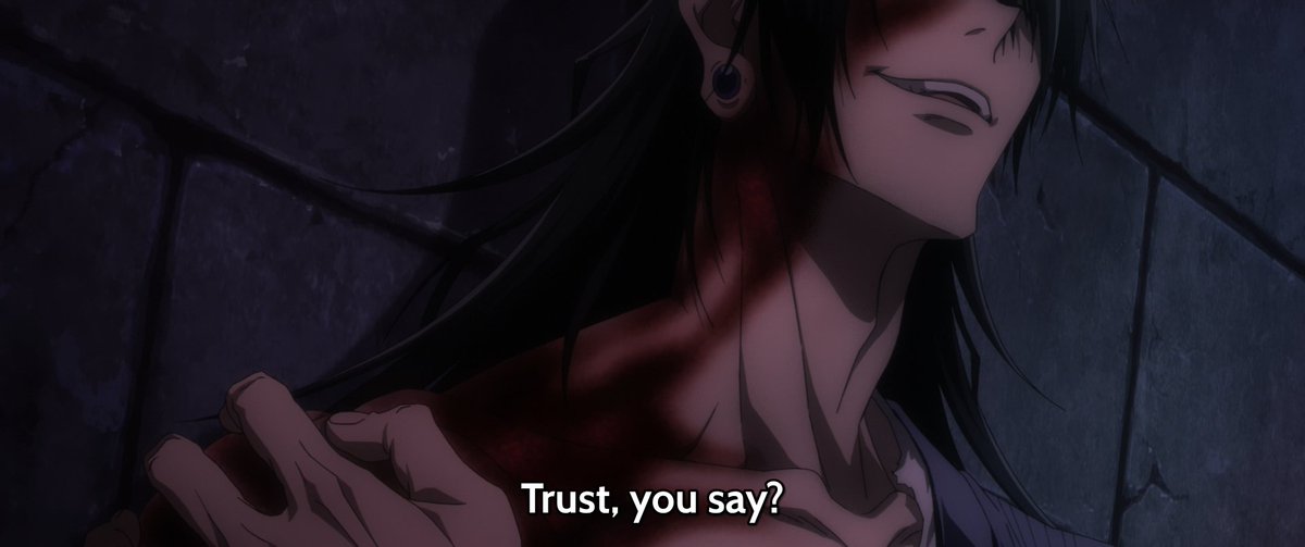 notdedsec's tweet photo. arguably the most important line from #JujutsuKaisen0 
arguably the silliest translation error too

where my stsg homies at? 😔 https://t.co/gORiVvm0QM