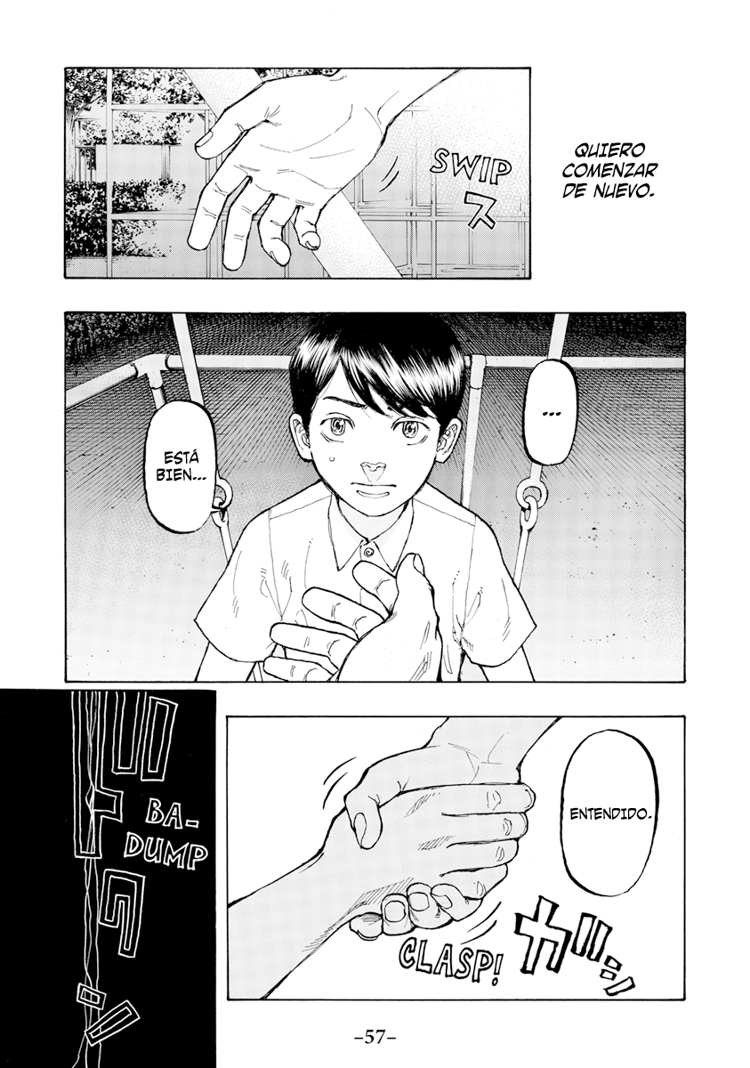 Hanagaki_Dan's tweet photo. El gran paralelismo que tiene la reunión de Shin y take, con la primera vez de take y naoto, aquí es donde todo está conectado y nada es por coincidencia #tokyorevengers273 #TR273 https://t.co/EbDOOENqbo