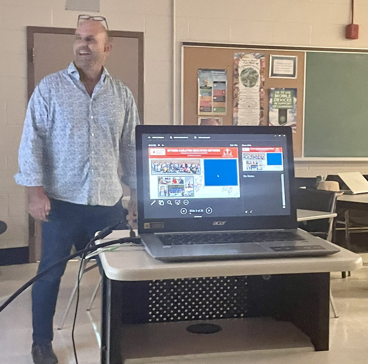 Thank you to <a href="/NectariaKF/">Nectaria Karagiozis</a> and <a href="/s_oussoren/">Bikingfuture</a> for insight into the <a href="/IILP_OCDSB/">IILP Elementary & Secondary OCDSB</a> and International certificate program at the #ocdsb at our last speaker event.