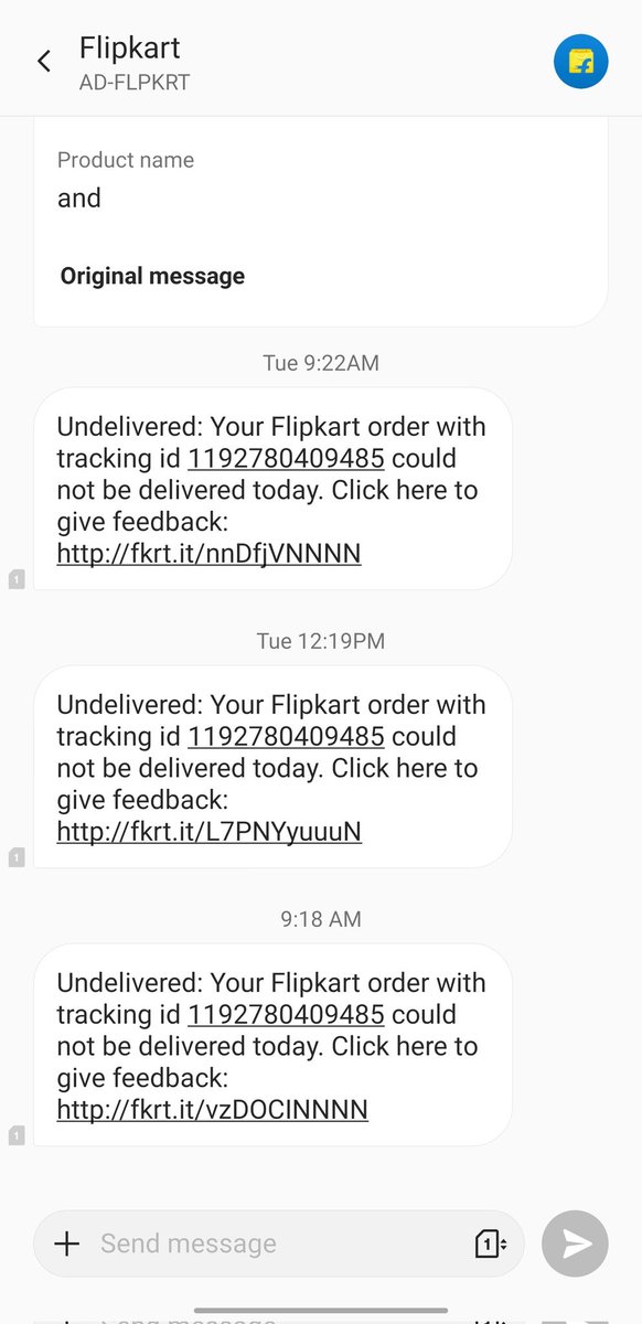 From 2 days only dates are changed but status is same.. whereas order is showing only 10km so far from me.but #Flipkart could not be delivered this <a href="/Flipkart/">Flipkart</a> <a href="/flipkartsupport/">FlipkartSupport</a> #FlipkartBigBillionDaysScam #FlipkartChorHai