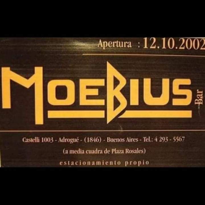 MoebiusPub's tweet photo. Hoy 12 de Octubre Moebius cumple 20 años!! Queremos agradecer a todos ustedes que hicieron posible que esto persista en el tiempo... también queremos agradecer a todos los que alguna vez han estado de este lado colaborando de la manera que sea... https://t.co/avSdFzf7D3
