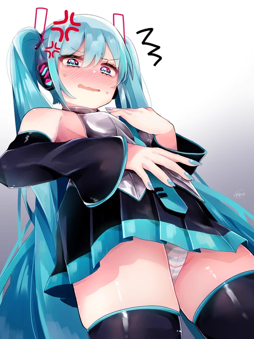 どこ見てるんですか?マスター#初音ミク 