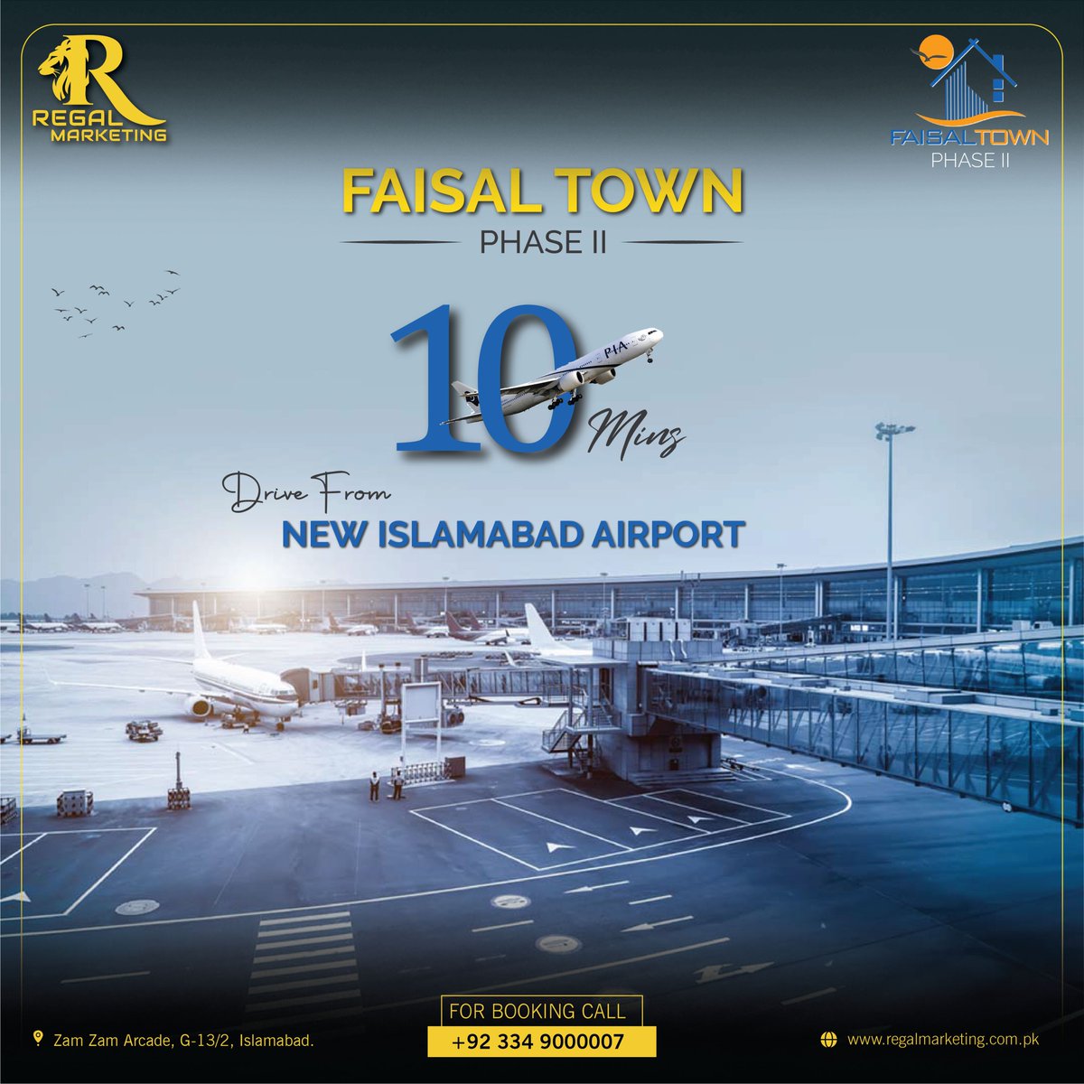 RegalMktg's tweet photo. π₯Faisal Town Phase 2 Advance Booking Open on Pre-Launch Rates π₯
π΄πππ π·ππππππ ππ πͺπ―.π΄π¨π±π¬π¬π«
ππ¨π«π πππππ’π₯π¬:
πResidential Project
πEasy Installment Plan of 4.5 Years
#primelocation
#M2Motorway
#ThalianInterchange
#ChakriRoad https://t.co/lKqk6DrnCh