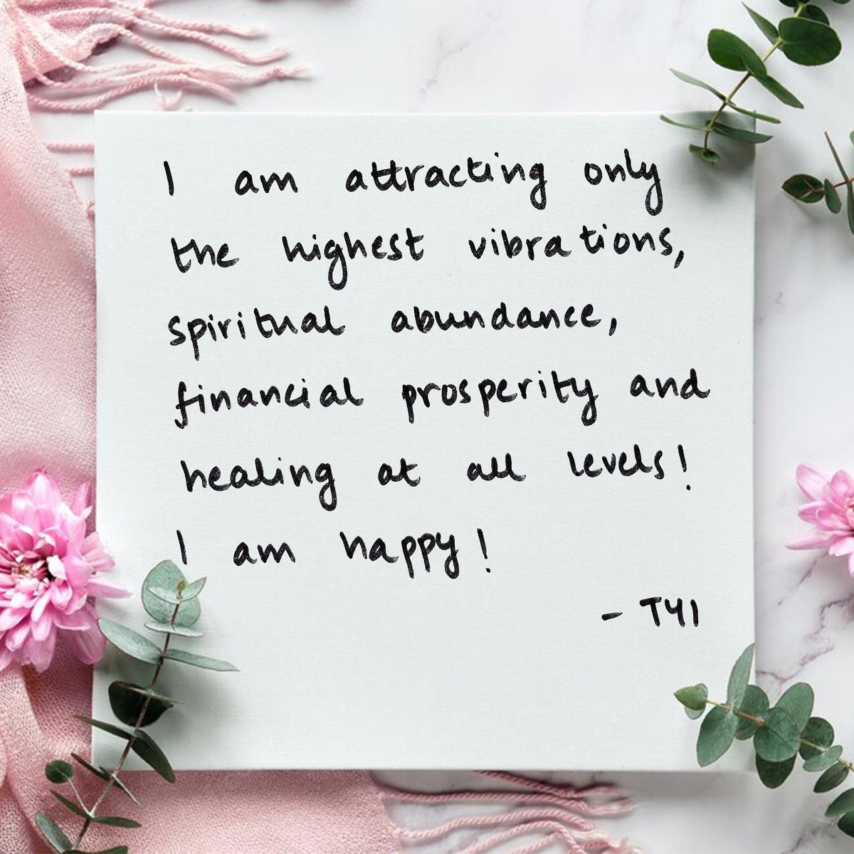tyi_official's tweet photo. I attract what I want to in my life. If my thoughts are positive I attract positive situations in my life.
BE a magnet of all that you want In your life!
#happiness #happy #healing #prosperity #spiritualabundance #spiritual #spirituality #highestvibration #highestvibrations https://t.co/JHWYTjqMMR