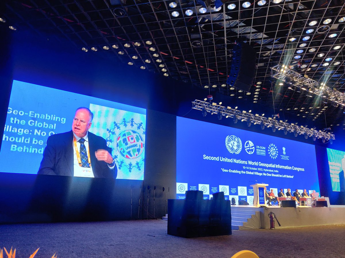 geospatialworld's tweet photo. #UNWGIC2022 | Day 2 begins with a very detailed discussion on "UN-IGIF for transformative evidence based policy development and decision making." Tulu Besha Bedada, @UNGGIM, Dierdre Dalpiaz Bishop, @uscensusbureau, Thalia Baldwin, @GeospatialC, Sydney Simelane, @USEmbEswatini &amp; https://t.co/xbMSD9vEuC