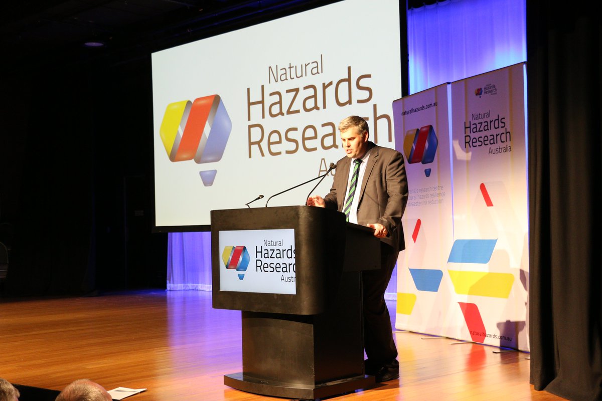 A big thanks to <a href="/MarkRyanQLD/">Mark Ryan MP</a>, Qld Minister for Fire and Emergency Services for attending #nhrf22. The Minister welcomed attendees to #Brisbane, noting that a key focus area is learning from disaster response, always looking to learn and improve. Thank you Minister.