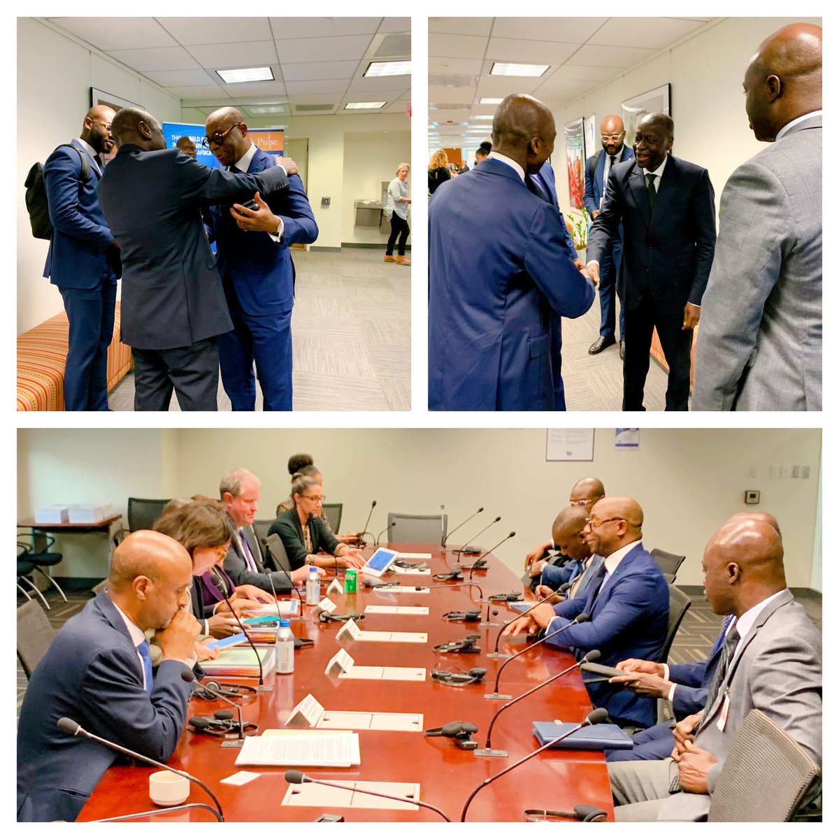 There are significant opportunities for a #ResilientFuture for Africa. <a href="/PresidentBOAD/">Président de la BOAD</a> <a href="/ekuese/">Sergeekue</a> and I discussed a forward-looking collaboration between the <a href="/WorldBank/">World Bank</a> &amp; <a href="/boad_official/">Banque Ouest Africaine de Développement</a> for greater impact in the region.
