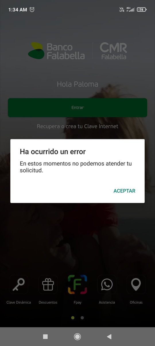 Palomapazzz's tweet photo. Enserio otra vez...!!!! 

#bancofalabella https://t.co/CSVkYcRLom