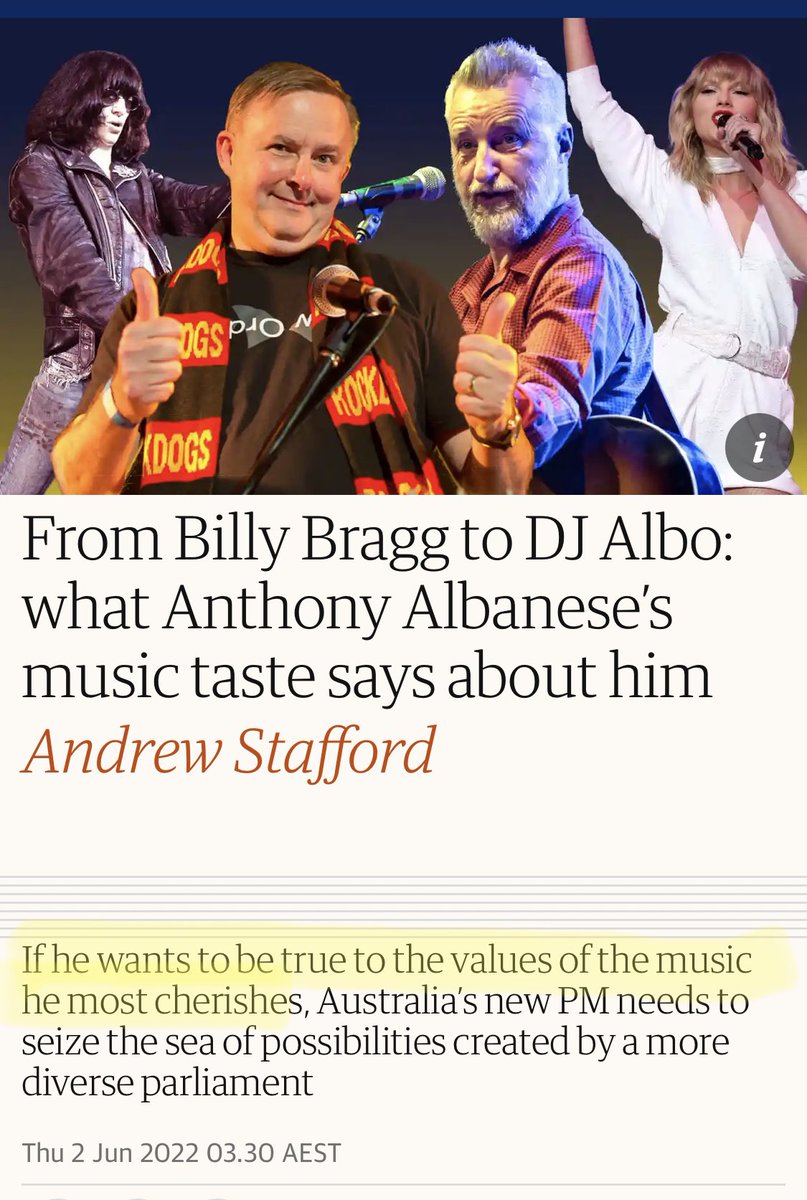 DJ_Albo_'s tweet photo. .@AlboMP hasn’t ‘stayed true to the values of the music he most cherishes’ @staffo_sez. Abandonment of remaining protections this FRI shows he’s betrayed his conscience - ME. This playlist reflects how far he’s strayed from OUR purported values ⬇️ … 1/2
https://t.co/3ehrRtS0oB… https://t.co/Q3md5dtfPm