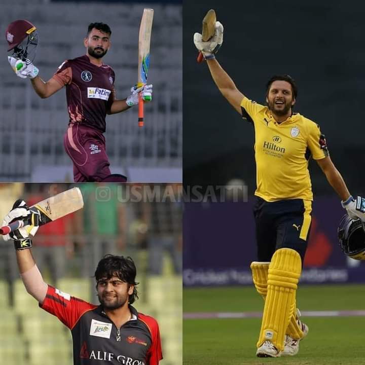 FahadAli_Faadii's tweet photo. Fastest T20 hundred by Pakistani players :
@KhushdilShah_ - 35 Balls 100
@iamAhmadshahzad - 40 Balls 100
@SAfridiOfficial - 42 Balls 100
#AhmadShahzad #WeSupportAS https://t.co/QoX2SfhFzW