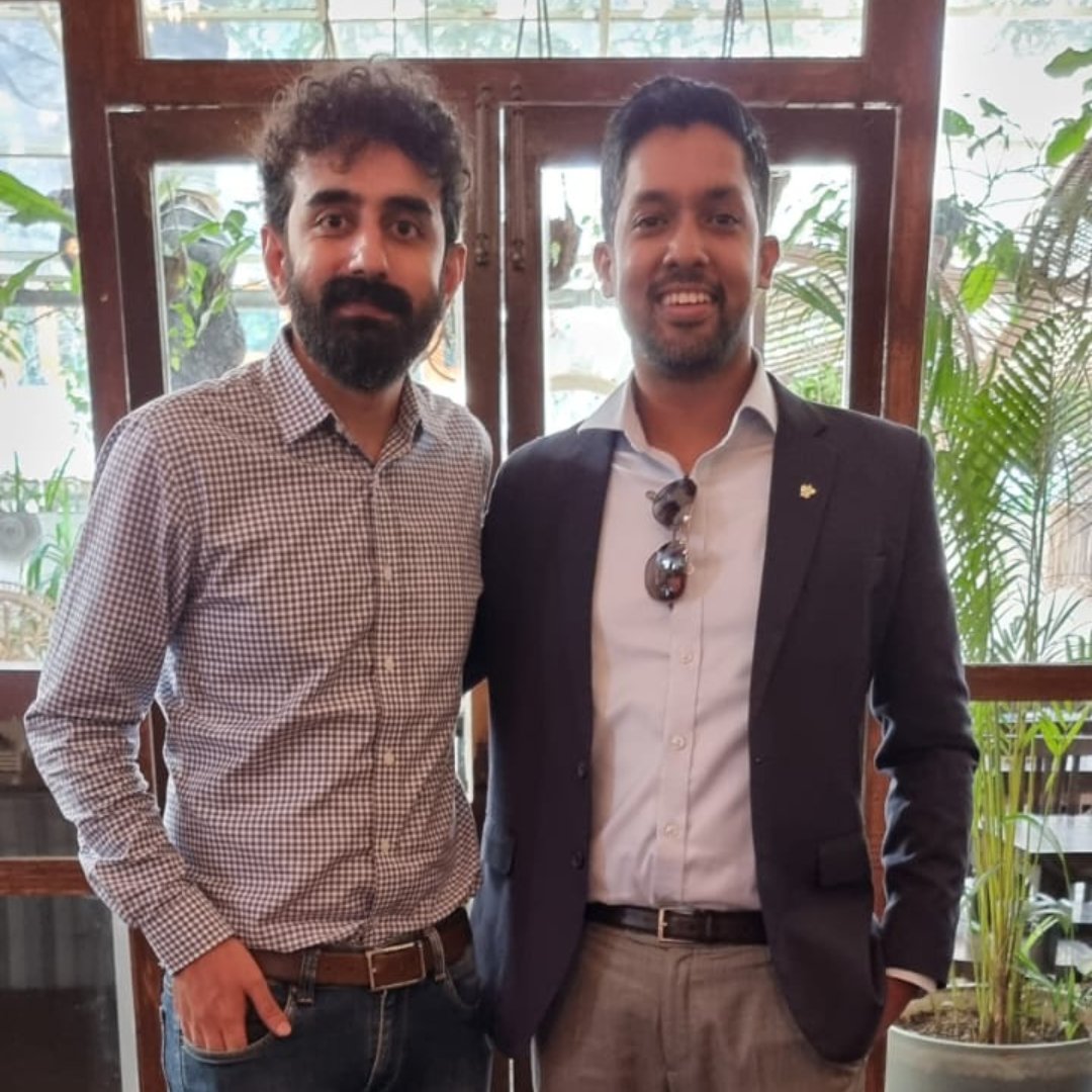 Resplendentcy's tweet photo. Our Managing Director, @malikjfernando and Director Sales and Marketing, Chamindra Goonewardene back on the road promoting our resplendent resorts to new markets and strengthening connections with existing partners overseas.

#ResplendentCeylon #TravelDiaries #TravelandTourism https://t.co/8B0oCSmj5H