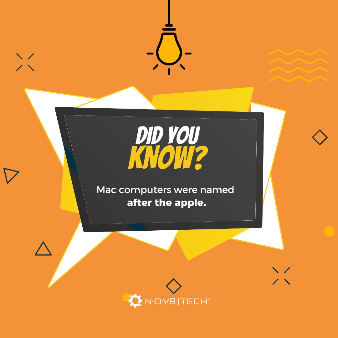 nov8tech's tweet photo. It’s not a coincidence that “Macintosh” is similar to the apples called “mcintosh”.

The name was misspelled on purpose to avoid conflict with a manufacturer called “McIntosh Laboratory”.

#facts #technology #mac #Macbook https://t.co/tj7tDJWPb1