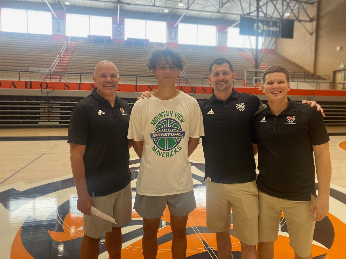 Had a great time at Idaho State this summer! <a href="/coachlooneyisu/">Ryan Looney</a> @davisfurmam <a href="/CoachWhiteISU/">Joe White</a> <a href="/CoachNettleton/">Coach Jon Nettleton</a>