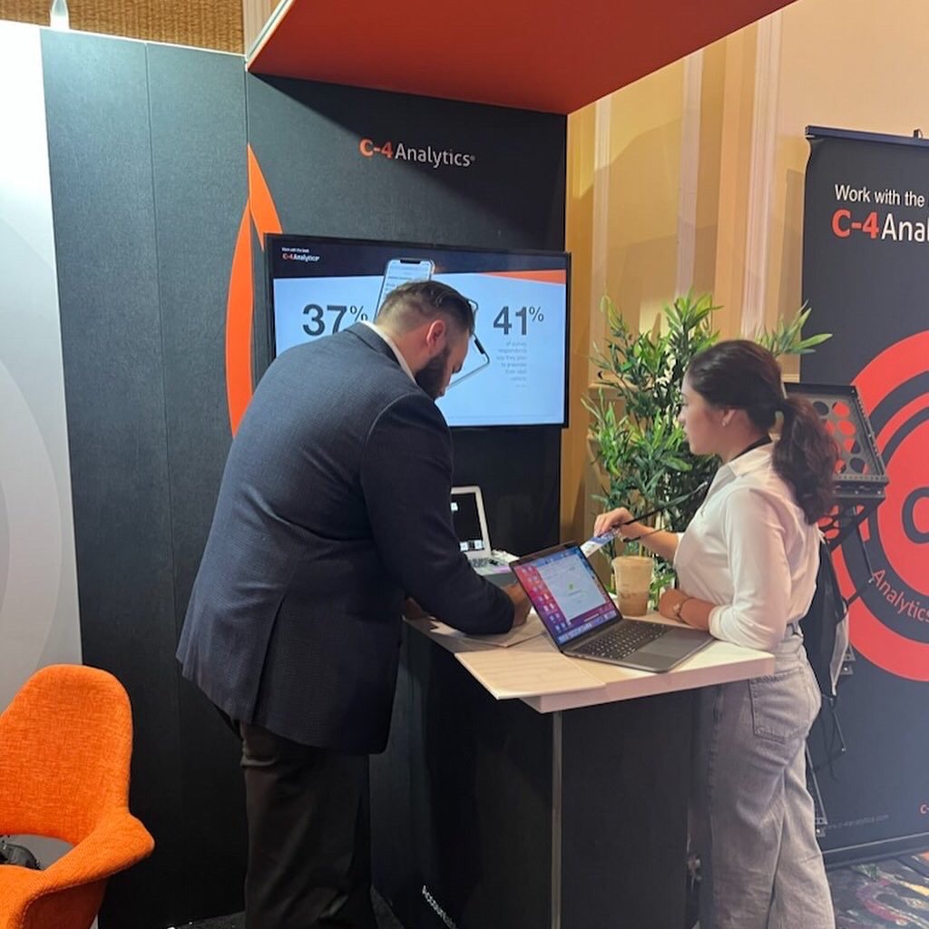 C4AnalyticsLLC's tweet photo. We’ve been having a blast on day 1 of #digitaldealer. Don't miss us at #booth401 💬

#ddlv22 #ddvegas22 #lasvegas #vegas #cardealer #carsales #automotivemarketing @DigitalDealer https://t.co/2MBHi02qUJ